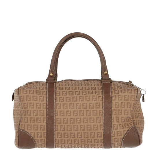 Beige Canvas Fendi Handbag