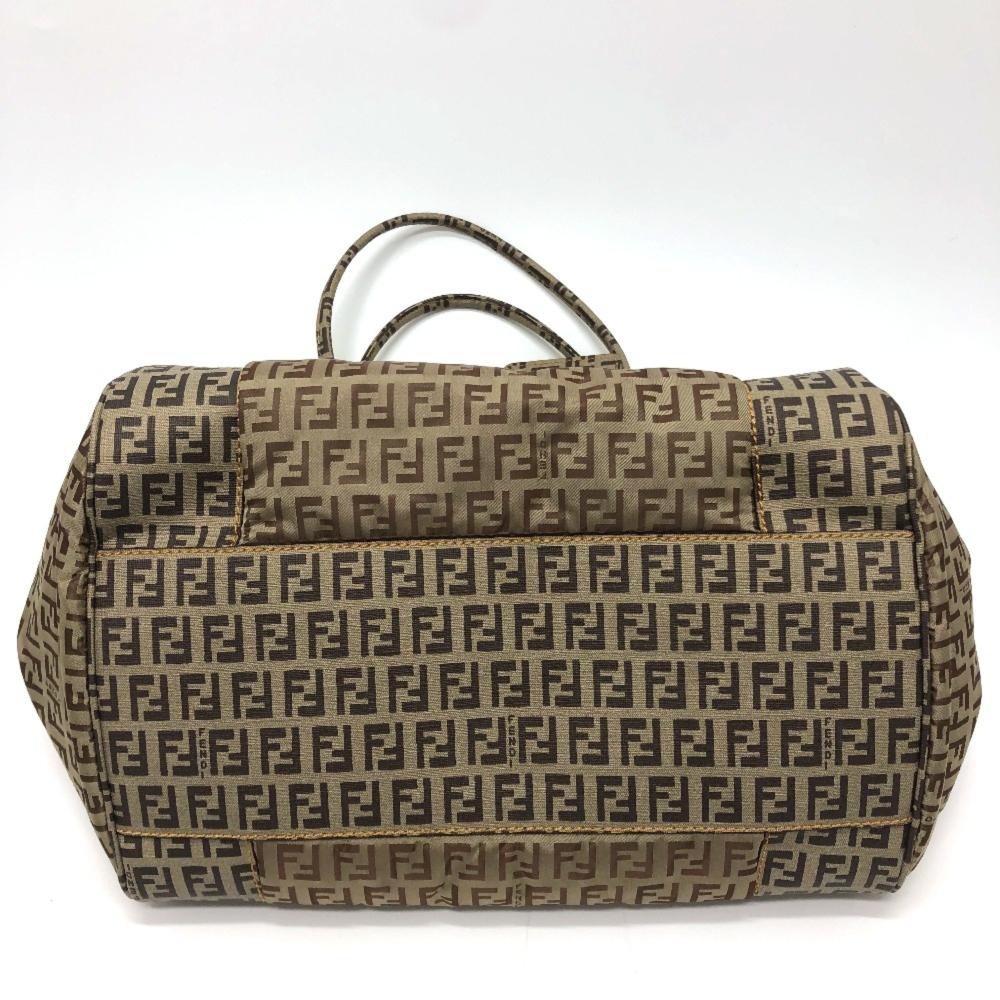 Beige Canvas Fendi Handbag