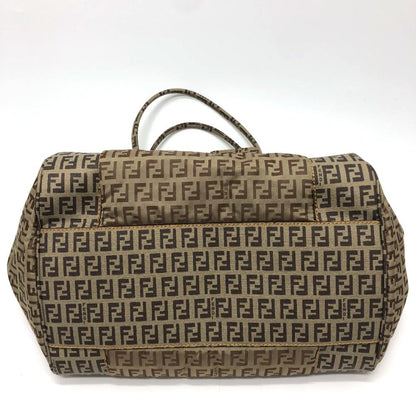 Beige Canvas Fendi Handbag