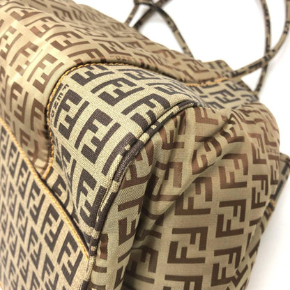 Beige Canvas Fendi Handbag