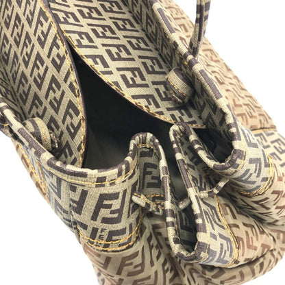 Beige Canvas Fendi Handbag