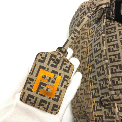 Beige Canvas Fendi Handbag