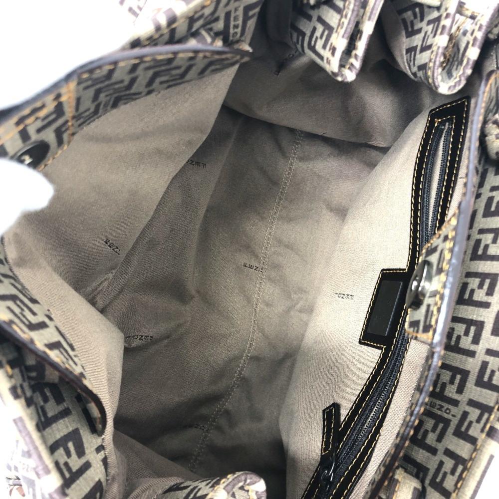 Beige Canvas Fendi Handbag