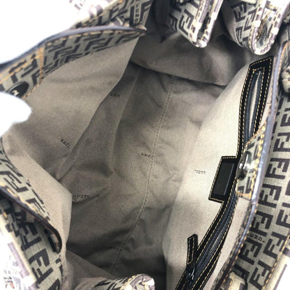 Beige Canvas Fendi Handbag