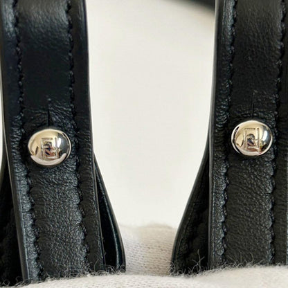 Beige Canvas Fendi Shoulder Bag
