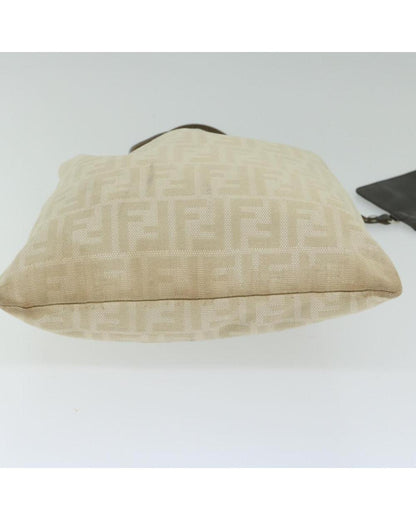 Beige Canvas Fendi Tote
