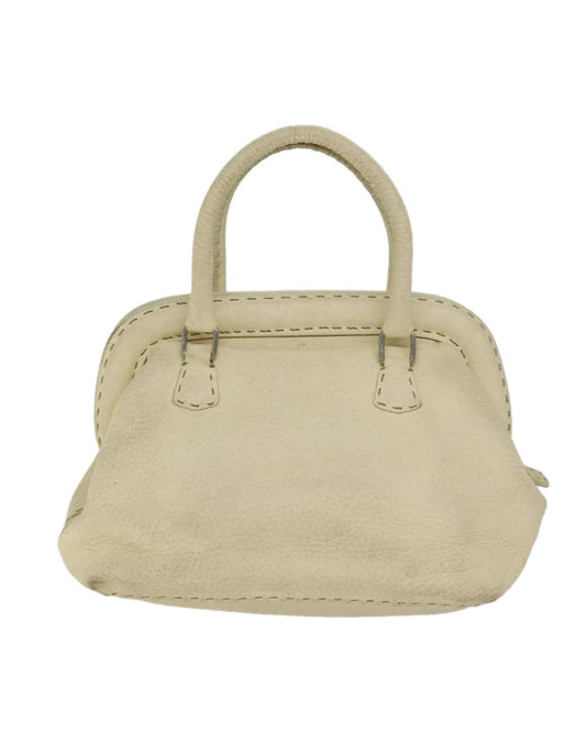Beige Cotton Fendi Handbag