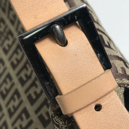 Beige Fabric Fendi Baguette