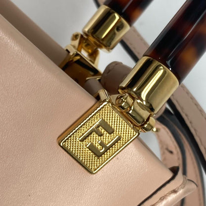 Beige Leather Fendi Baguette