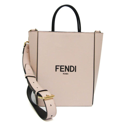 Beige Leather Fendi Baguette