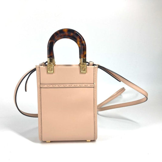 Beige Leather Fendi Baguette