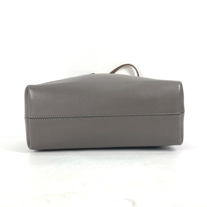 Beige Leather Fendi Shoulder Bag