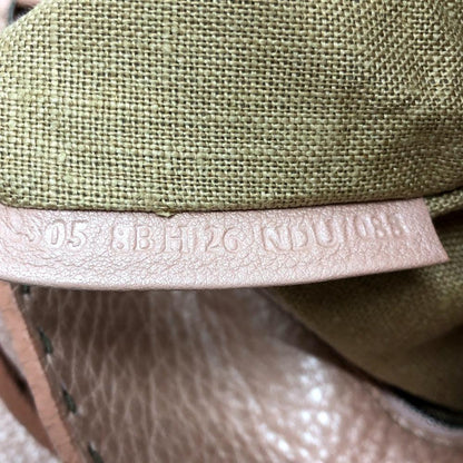 Beige Leather Fendi Tote