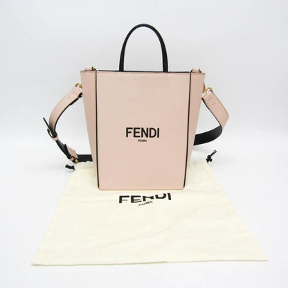 Beige Leather Fendi Handbag