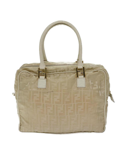 Beige Nylon Fendi Handbag