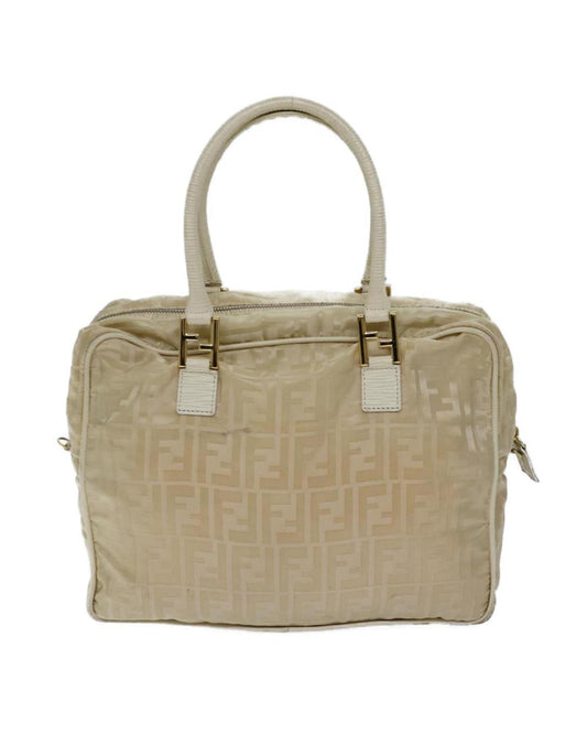 Beige Nylon Fendi Handbag