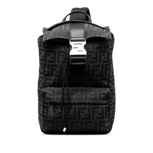 Black Canvas Fendi Backpack