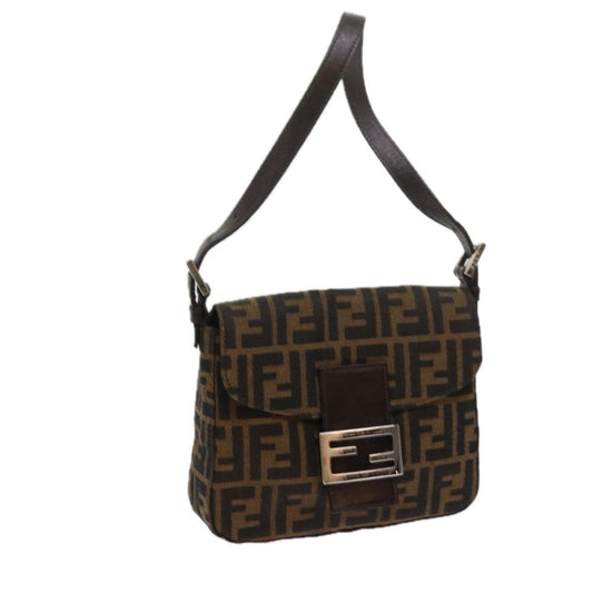 Black Canvas Fendi Baguette
