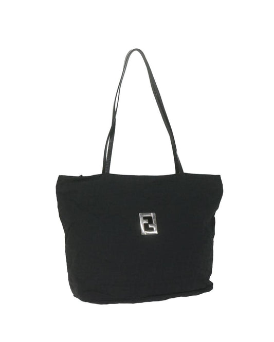 Black Canvas Fendi Baguette