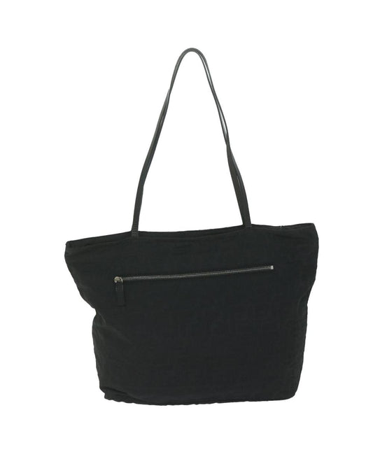 Black Canvas Fendi Baguette