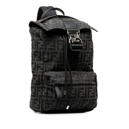 Black Canvas Fendi Backpack