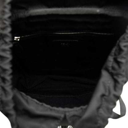Black Canvas Fendi Backpack