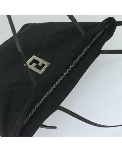 Black Canvas Fendi Baguette