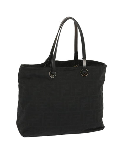 Black Canvas Fendi Handbag