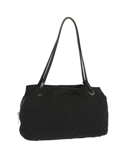 Black Canvas Fendi Handbag