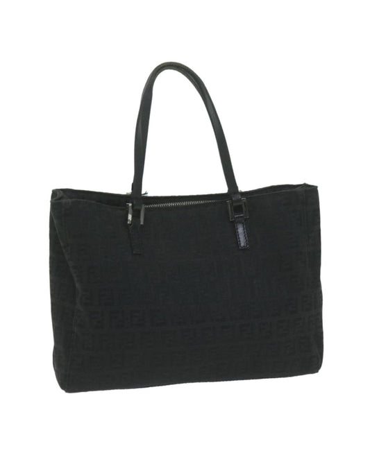 Black Canvas Fendi Handbag
