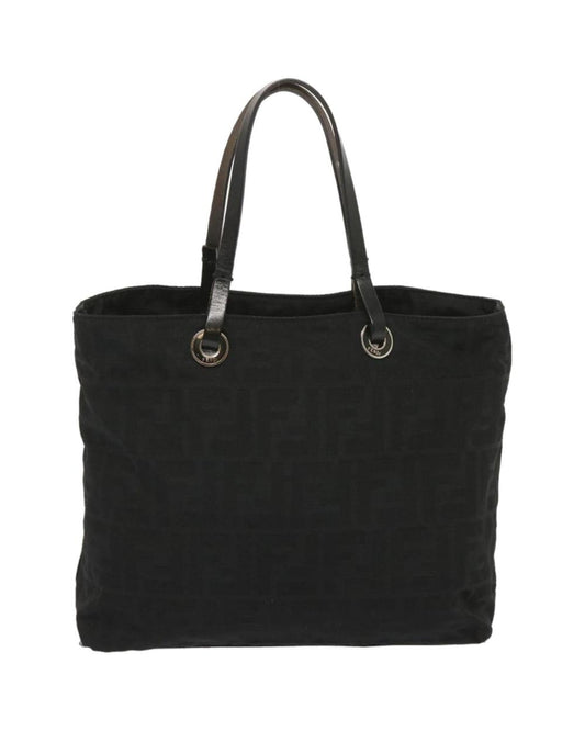 Black Canvas Fendi Handbag