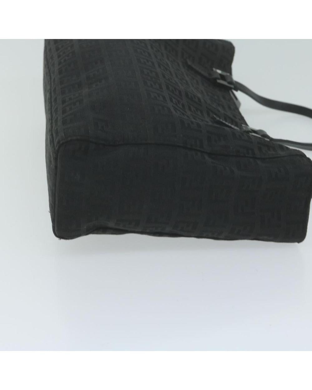 Black Canvas Fendi Handbag