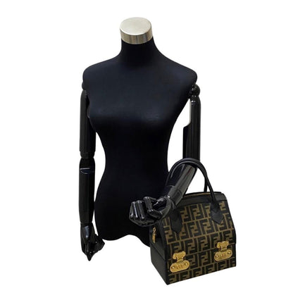 Black Canvas Fendi Handbag