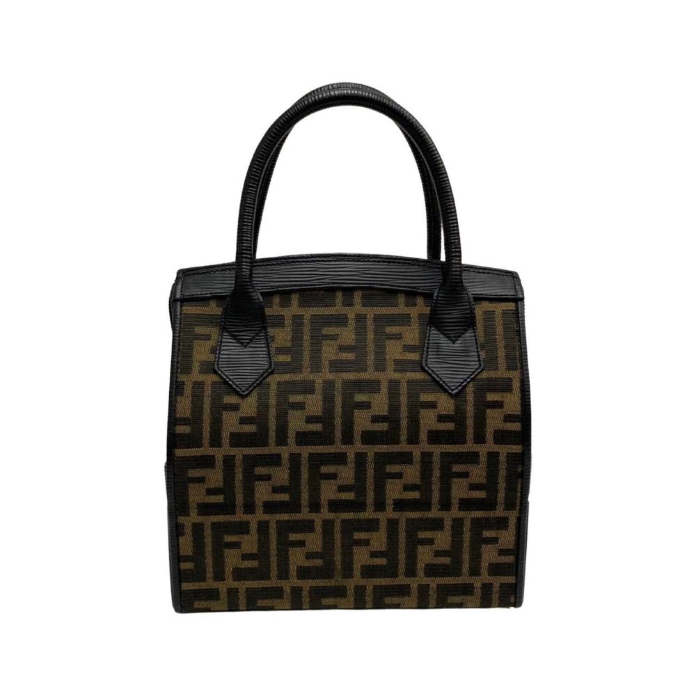 Black Canvas Fendi Handbag