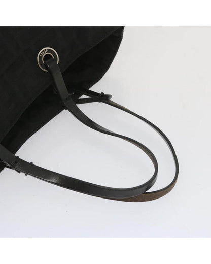 Black Canvas Fendi Handbag