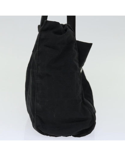 Black Canvas Fendi Shoulder Bag