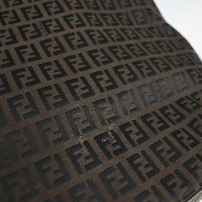 Black Canvas Fendi Shoulder Bag
