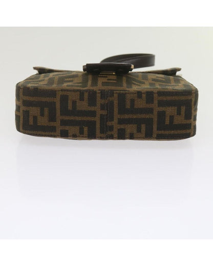 Black Canvas Fendi Shoulder Bag