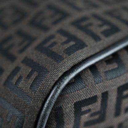Black Canvas Fendi Shoulder Bag