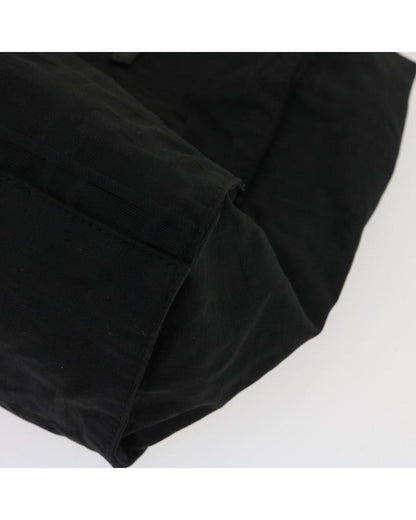 Black Canvas Fendi Shoulder Bag