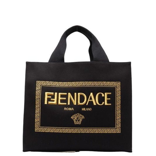 Black Canvas Fendi Tote