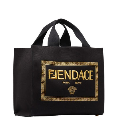 Black Canvas Fendi Tote