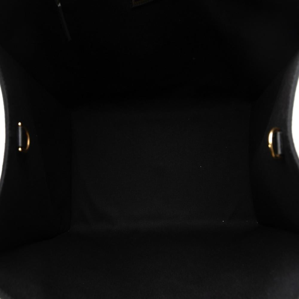 Black Canvas Fendi Tote