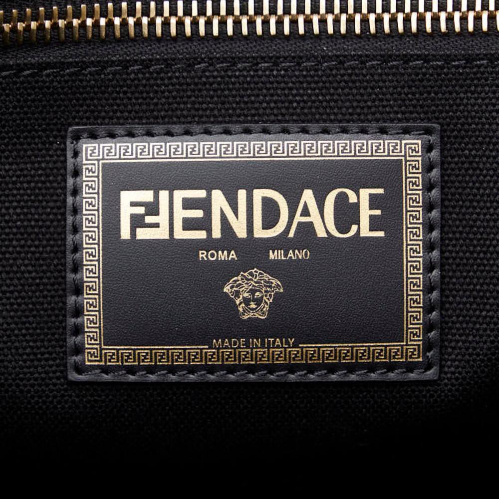 Black Canvas Fendi Tote