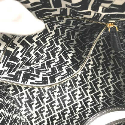 Black Coated Canvas Fendi Handbag