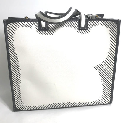 Black Coated Canvas Fendi Handbag