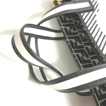 Black Coated Canvas Fendi Handbag