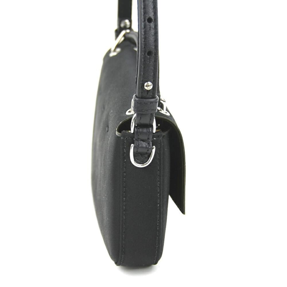 Black Fabric Fendi Baguette