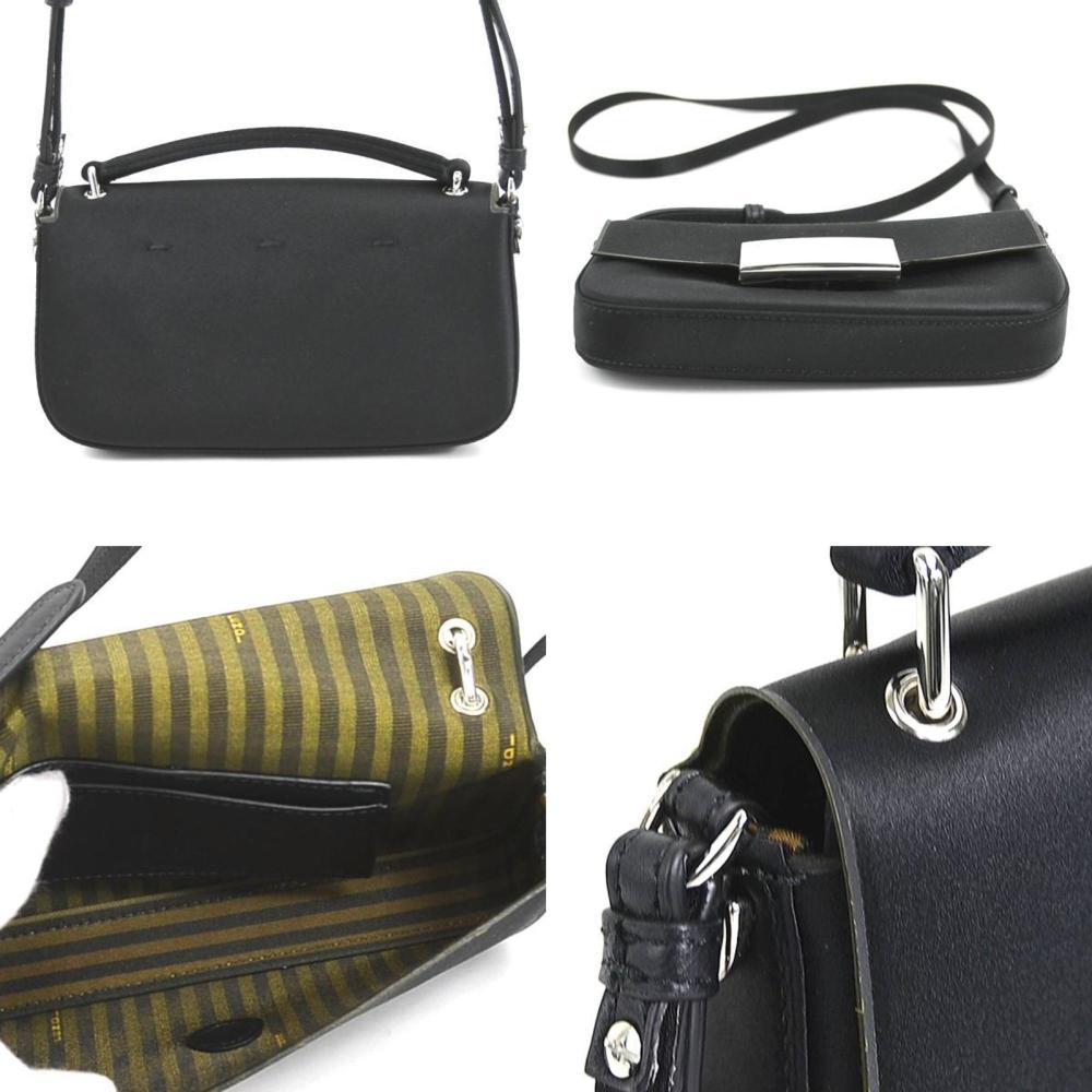 Black Fabric Fendi Baguette