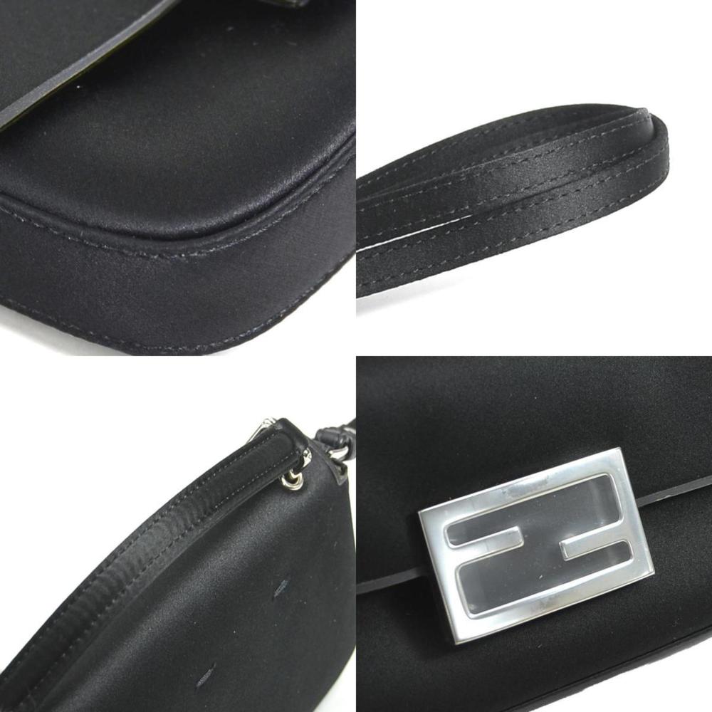 Black Fabric Fendi Baguette
